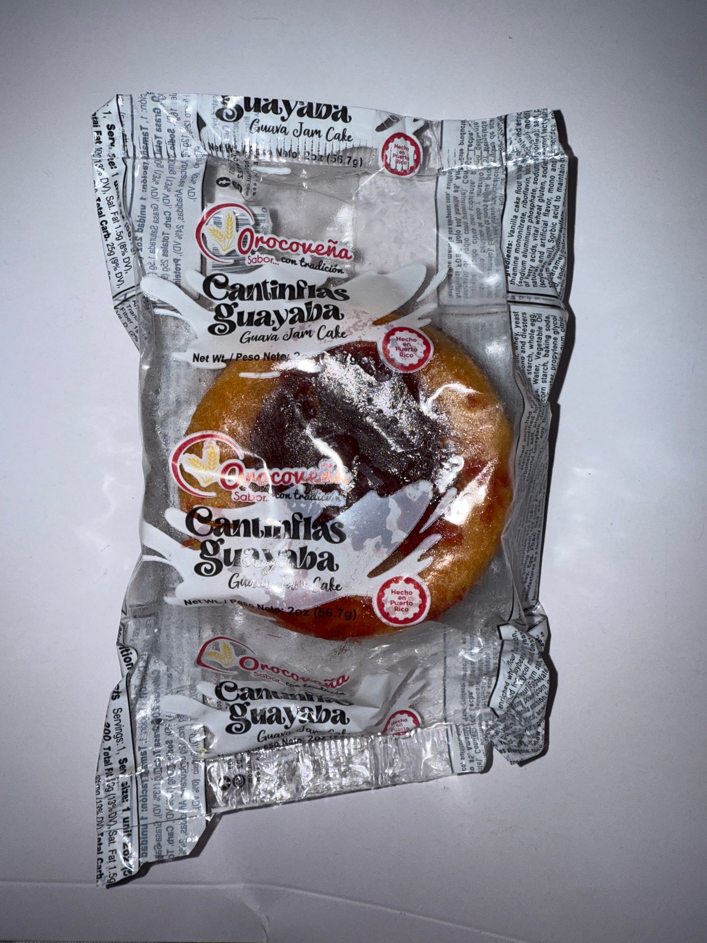 Cantinflas de Guayaba/Guava Jam Cake La Orocoveña