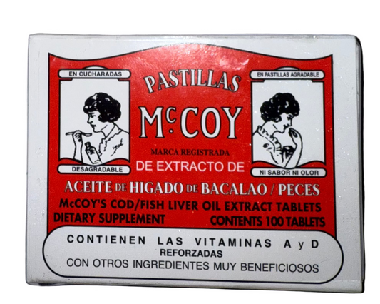 Pastillas Mc Coid Extracto De Aceite de Higado De Bacalao 100ct