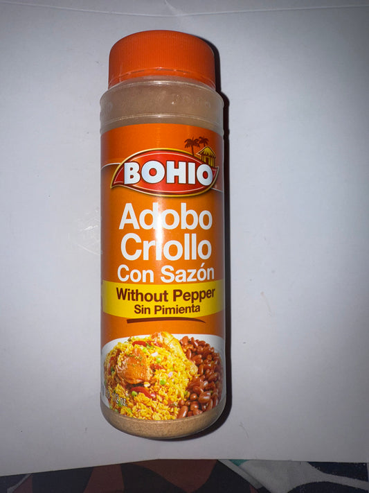 Adobo Criollo Bohio Sin Pimienta